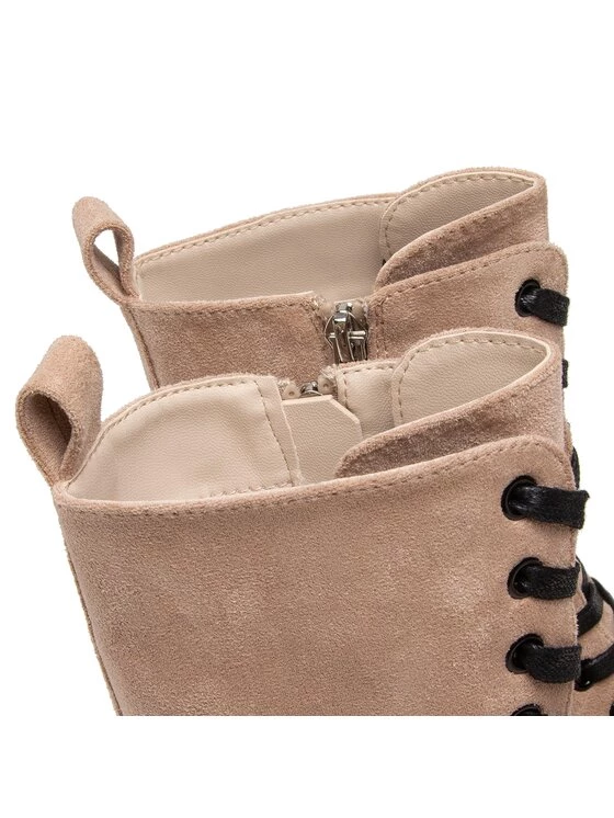 DeeZee Γυναίκες Μποτάκια ZAL90087-4 Μπεζ Μπεζ - Image 5
