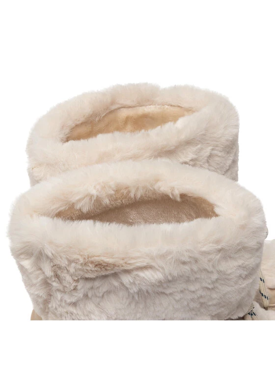 DeeZee Γυναίκες Biker Μποτάκια Μποτάκια ZALJ8088Y-2 Μπεζ Μπεζ - Image 5