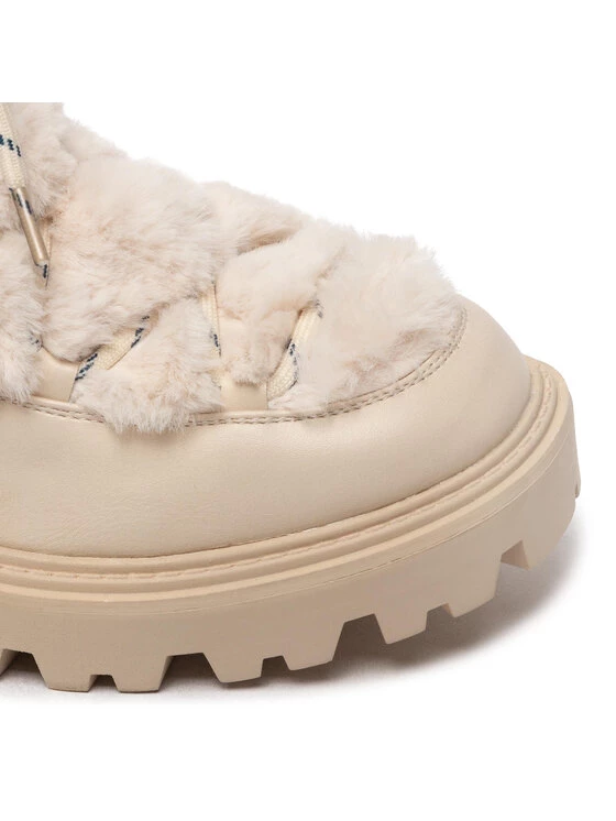 DeeZee Γυναίκες Biker Μποτάκια Μποτάκια ZALJ8088Y-2 Μπεζ Μπεζ - Image 6