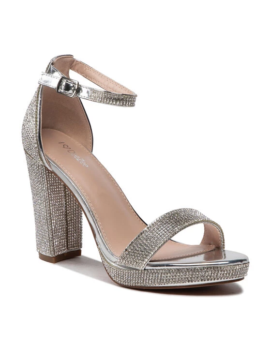 DeeZee Γυναίκες Σανδάλια KL-YF8290 Ασημί Ασημί