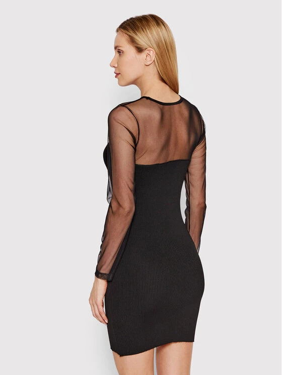 DeeZee Γυναίκες Κοκτέιλ Φορέματα Φόρεμα κοκτέιλ Nashville 14647 Μαύρο Slim Fit Μαύρο - Image 3