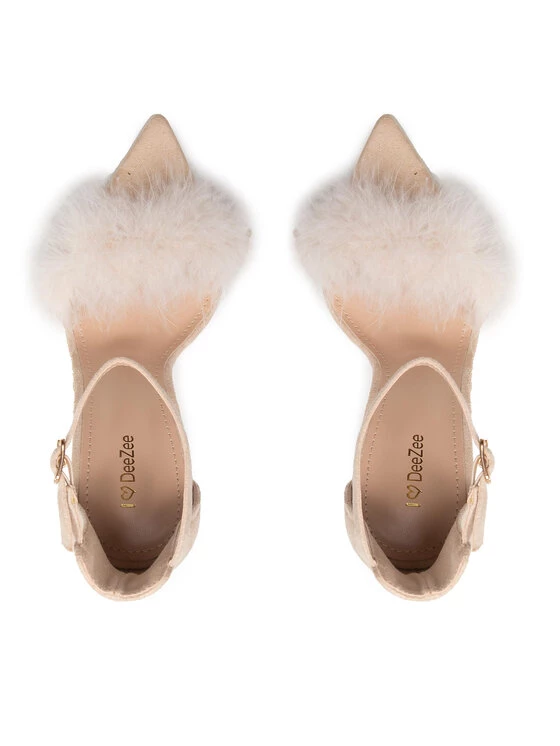 DeeZee Γυναίκες Σανδάλια ZALF31053-4 Μπεζ Μπεζ - Image 5