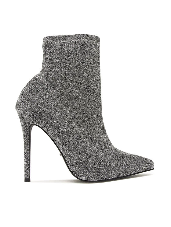 DeeZee Γυναίκες Biker Μποτάκια Μποτάκια KL-HT6933-1 Ασημί Ασημί - Image 3