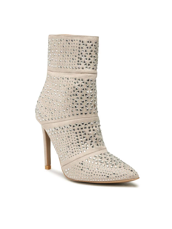 DeeZee Γυναίκες Biker Μποτάκια Μποτάκια H120403-01 Μπεζ Μπεζ