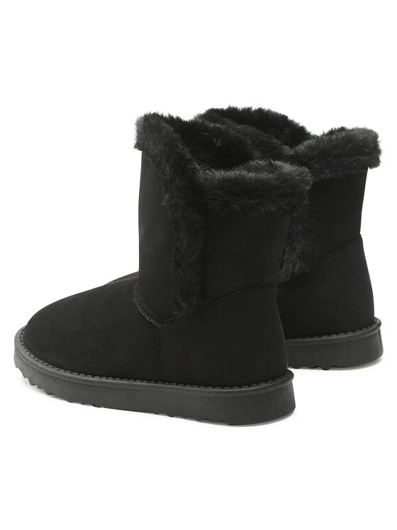 DeeZee Γυναίκες Biker Μποτάκια Παπούτσια WSL19150-17 Μαύρο Μαύρο - Image 3