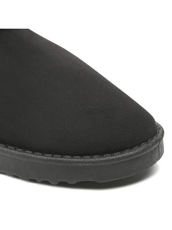 DeeZee Γυναίκες Biker Μποτάκια Παπούτσια WSL19150-17 Μαύρο Μαύρο - Image 6