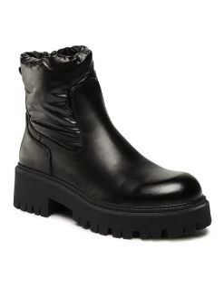 DeeZee Γυναίκες Biker Μποτάκια Μποτάκια H18981-2 Μαύρο Μαύρο