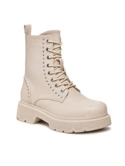 DeeZee Γυναίκες Biker Μποτάκια Μποτάκια WS5956-01 Μπεζ Μπεζ