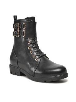 DeeZee Γυναίκες Biker Μποτάκια Μποτάκια WS2167-06 Μαύρο Μαύρο