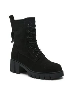 DeeZee Γυναίκες Biker Μποτάκια Μποτάκια WS5576-11 Μαύρο Μαύρο