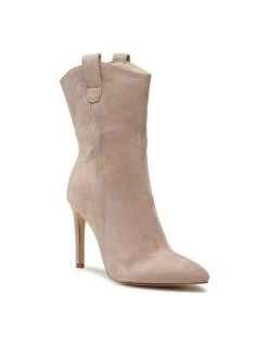 DeeZee Γυναίκες Biker Μποτάκια Μποτάκια WYL2979-21 Μπεζ Μπεζ