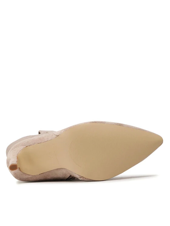 DeeZee Γυναίκες Biker Μποτάκια Μποτάκια WYL2979-21 Μπεζ Μπεζ - Image 4