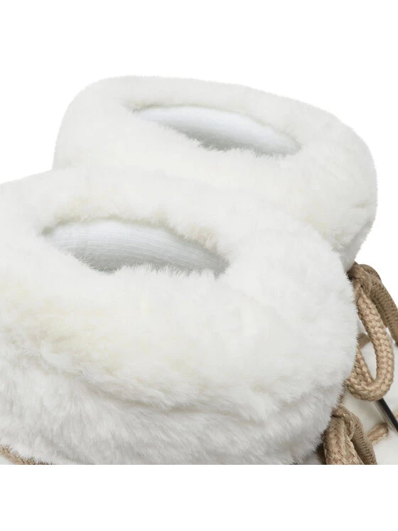 DeeZee Γυναίκες Biker Μποτάκια Παπούτσια NS9034-01 Λευκό Λευκό - Image 5