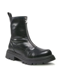 DeeZee Γυναίκες Biker Μποτάκια Μποτάκια WS5852-01 Μαύρο Μαύρο