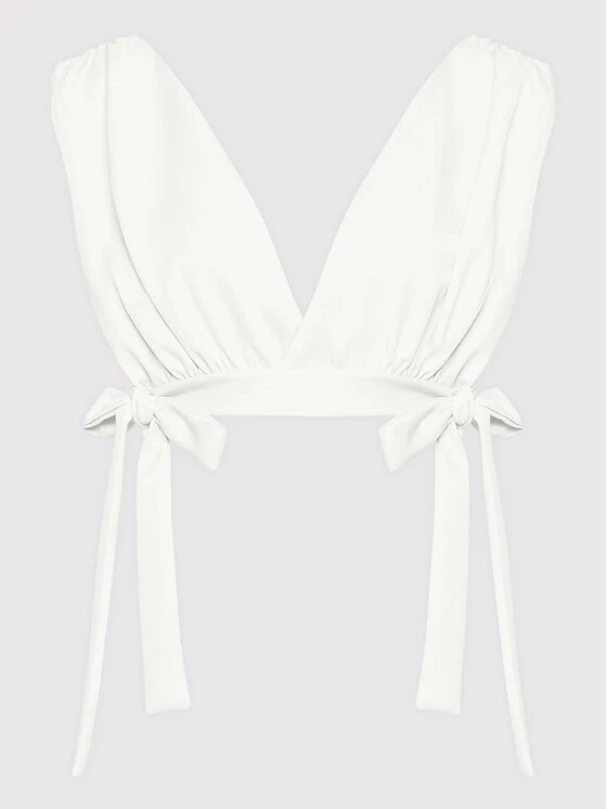 DeeZee Γυναίκες Μπλουζάκια Μπλουζάκι My Time BLK018 Λευκό Regular Fit Λευκό - Image 5