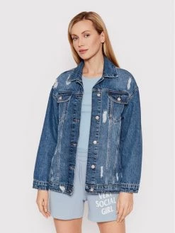 DeeZee Γυναίκες Τζιν Μπουφάν Τζιν μπουφάν Turin 24M-02 Σκούρο μπλε Regular Fit Σκούρο μπλε