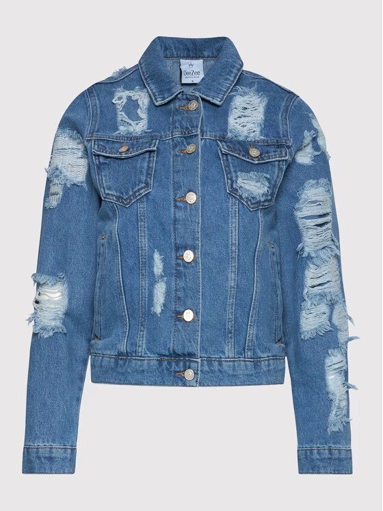 DeeZee Γυναίκες Τζιν Μπουφάν Τζιν μπουφάν Palremo 26M-04 Μπλε Regular Fit Μπλε - Image 5