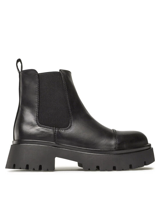 DeeZee Γυναίκες Biker Μποτάκια Μποτάκια WS5957-01 Μαύρο Μαύρο - Image 2