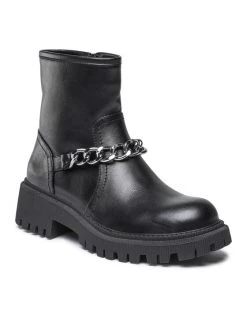 DeeZee Γυναίκες Biker Μποτάκια Μποτάκια H13073A-4 Μαύρο Μαύρο