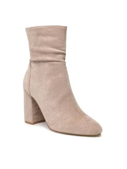 DeeZee Γυναίκες Biker Μποτάκια Μποτάκια WYL3236-1 Μπεζ Μπεζ