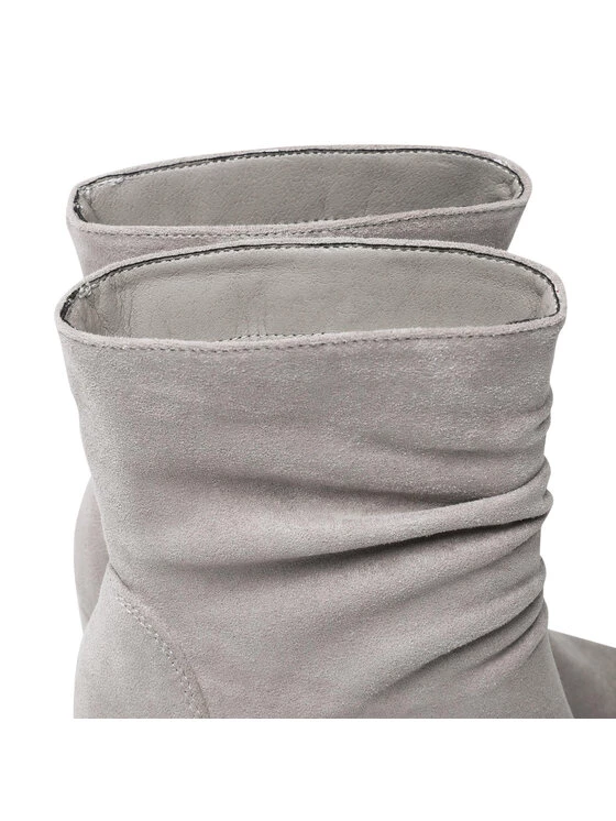 DeeZee Γυναίκες Biker Μποτάκια Μποτάκια WYL3236-1 Γκρι Γκρι - Image 5