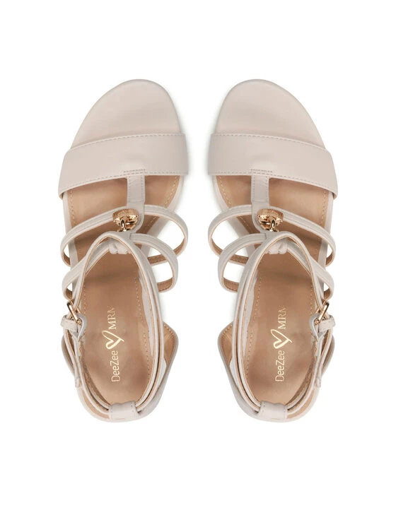 DeeZee Γυναίκες Σανδάλια LS5718-01 Λευκό Λευκό - Image 6