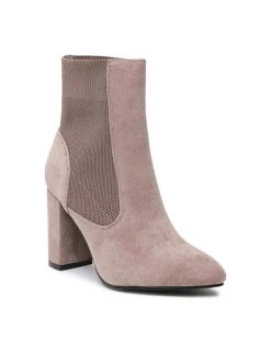 DeeZee Γυναίκες Biker Μποτάκια Μποτάκια WYL2299-10 Μπεζ Μπεζ