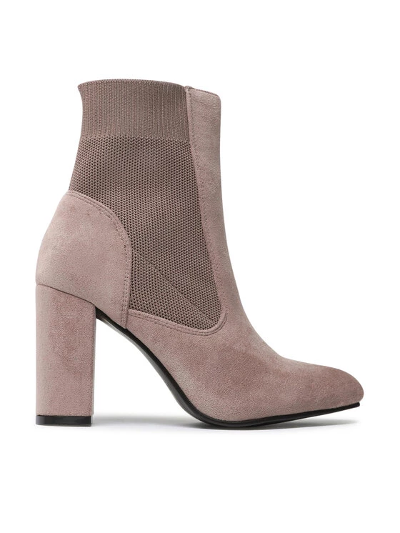 DeeZee Γυναίκες Biker Μποτάκια Μποτάκια WYL2299-10 Μπεζ Μπεζ - Image 2