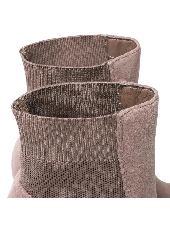 DeeZee Γυναίκες Biker Μποτάκια Μποτάκια WYL2299-10 Μπεζ Μπεζ - Image 6