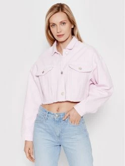 DeeZee Γυναίκες Τζιν Μπουφάν Τζιν μπουφάν Believe It KL030 Μωβ Regular Fit Μωβ