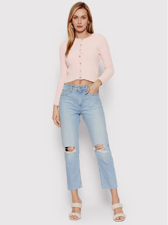 DeeZee Γυναίκες Ζακέτες Ζακέτα Nebraska AL005-1 Ροζ Regular Fit Ροζ - Image 2