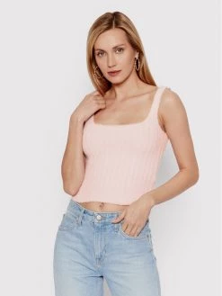 DeeZee Γυναίκες Tops Τοπ Nebraska AL005-2 Ροζ Slim Fit Ροζ