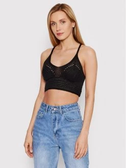 DeeZee Γυναίκες Tops Τοπ Marielle AL018 Μαύρο Cropped Fit Μαύρο