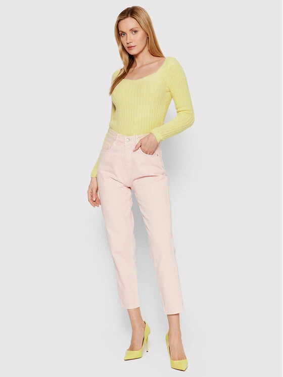 DeeZee Γυναίκες Πουλόβερ Delaware AL002 Κίτρινο Regular Fit Κίτρινο - Image 2