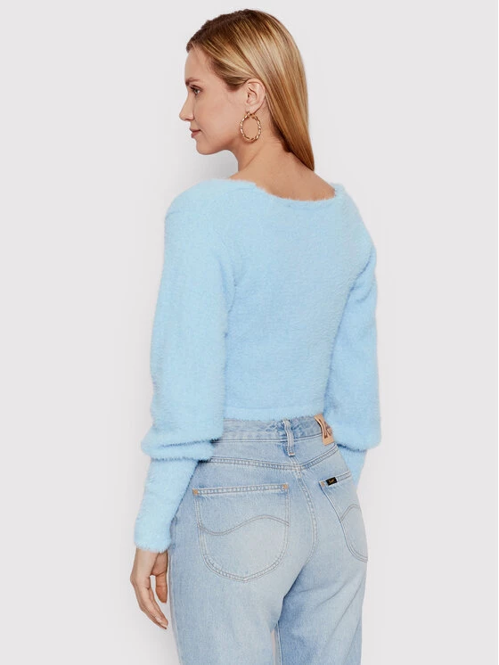 DeeZee Γυναίκες Πουλόβερ Missisipi AL008 Μπλε Regular Fit Μπλε - Image 3