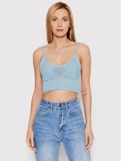 DeeZee Γυναίκες Tops Τοπ Marielle AL018 Μπλε Cropped Fit Μπλε