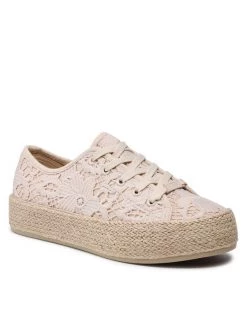 DeeZee Γυναίκες Κλειστά Παπούτσια Εσπαντρίγιες WSK1576-16 Μπεζ Μπεζ