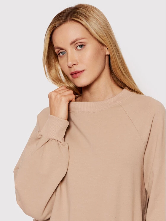 DeeZee Γυναίκες Μπλούζες Μπλούζα BLD0001 Μπεζ Relaxed Fit Μπεζ - Image 4