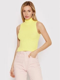 DeeZee Γυναίκες Ζιβάγκο Mirally BLUD0001 Κίτρινο Slim Fit Κίτρινο