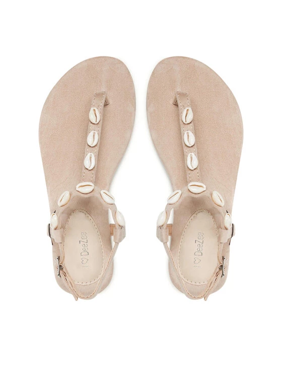 DeeZee Γυναίκες Σανδάλια WS2590-72 Μπεζ Μπεζ - Image 6