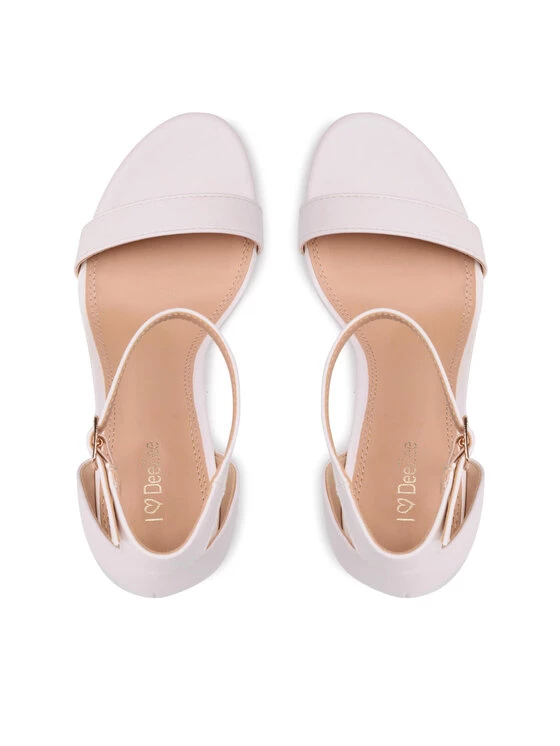 DeeZee Γυναίκες Σανδάλια WYL2671-1 Λευκό Λευκό - Image 6