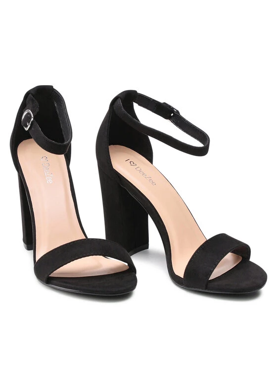 DeeZee Γυναίκες Σανδάλια WS18077-01 Μαύρο Μαύρο - Image 5