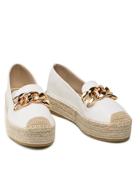 DeeZee Γυναίκες Κλειστά Παπούτσια Εσπαντρίγιες WSS20375-27 Λευκό Λευκό - Image 5