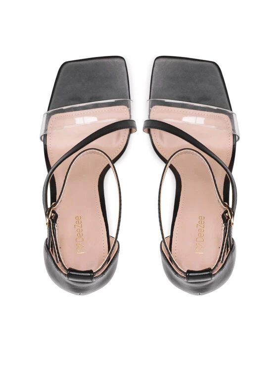 DeeZee Γυναίκες Σανδάλια LS5713-01 Μαύρο Μαύρο - Image 6