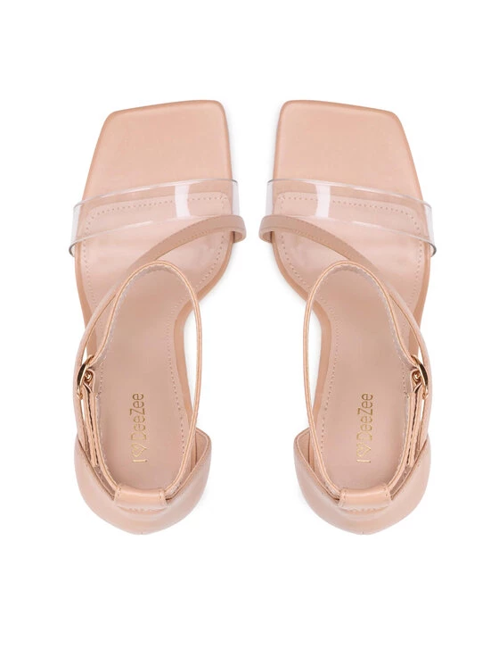 DeeZee Γυναίκες Σανδάλια LS5713-01 Μπεζ Μπεζ - Image 6