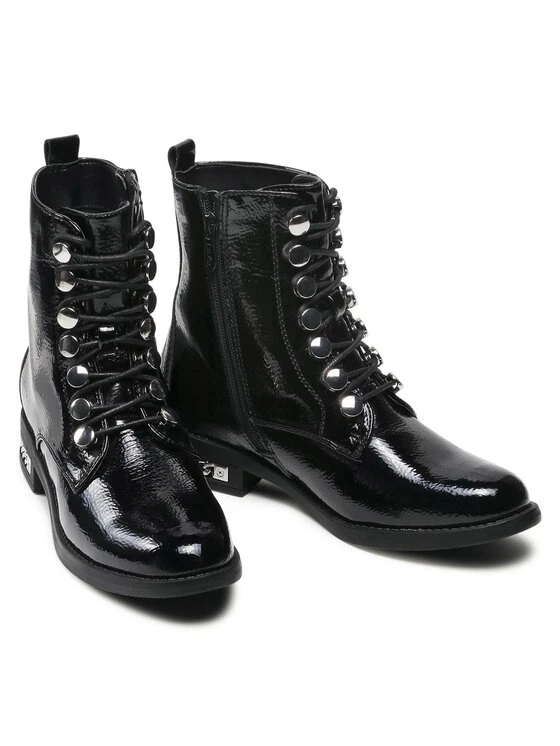 DeeZee Γυναίκες Biker Μποτάκια Μποτάκια WS5168-01 Μαύρο Μαύρο - Image 5