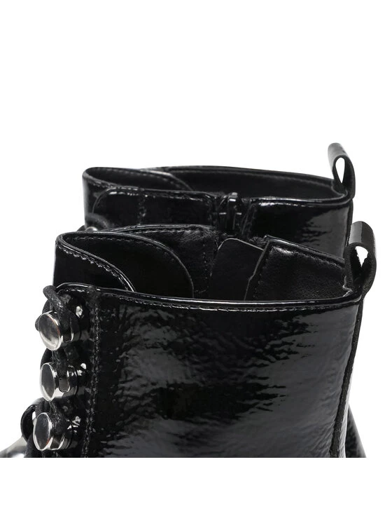 DeeZee Γυναίκες Biker Μποτάκια Μποτάκια WS5168-01 Μαύρο Μαύρο - Image 6