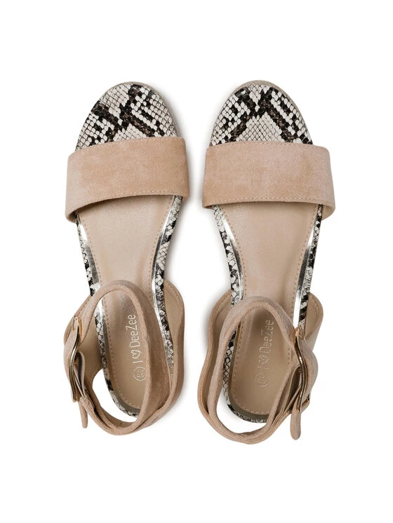 DeeZee Γυναίκες Εσπαντρίγιες WSS20325-01 Μπεζ Μπεζ - Image 6